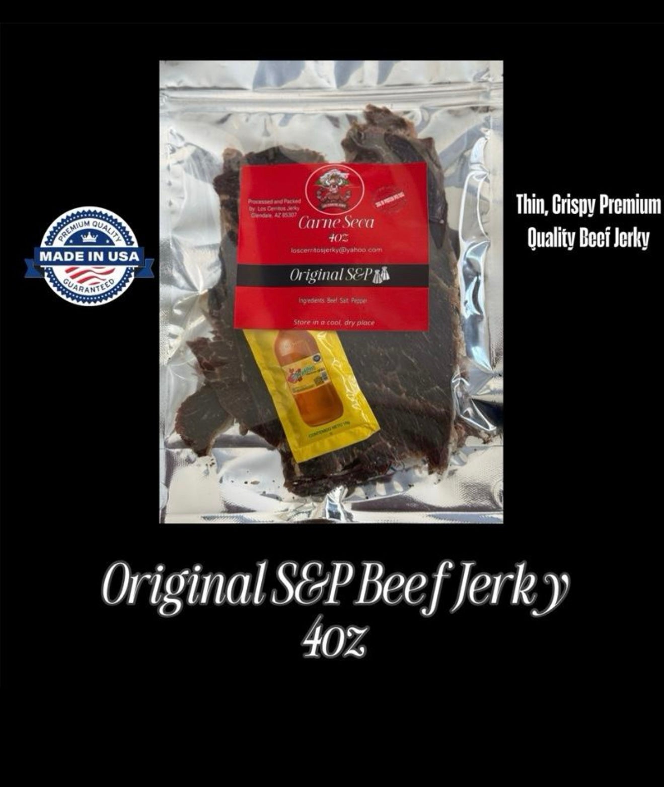 Los Cerritos Original S&P Beef Jerky (4oz)