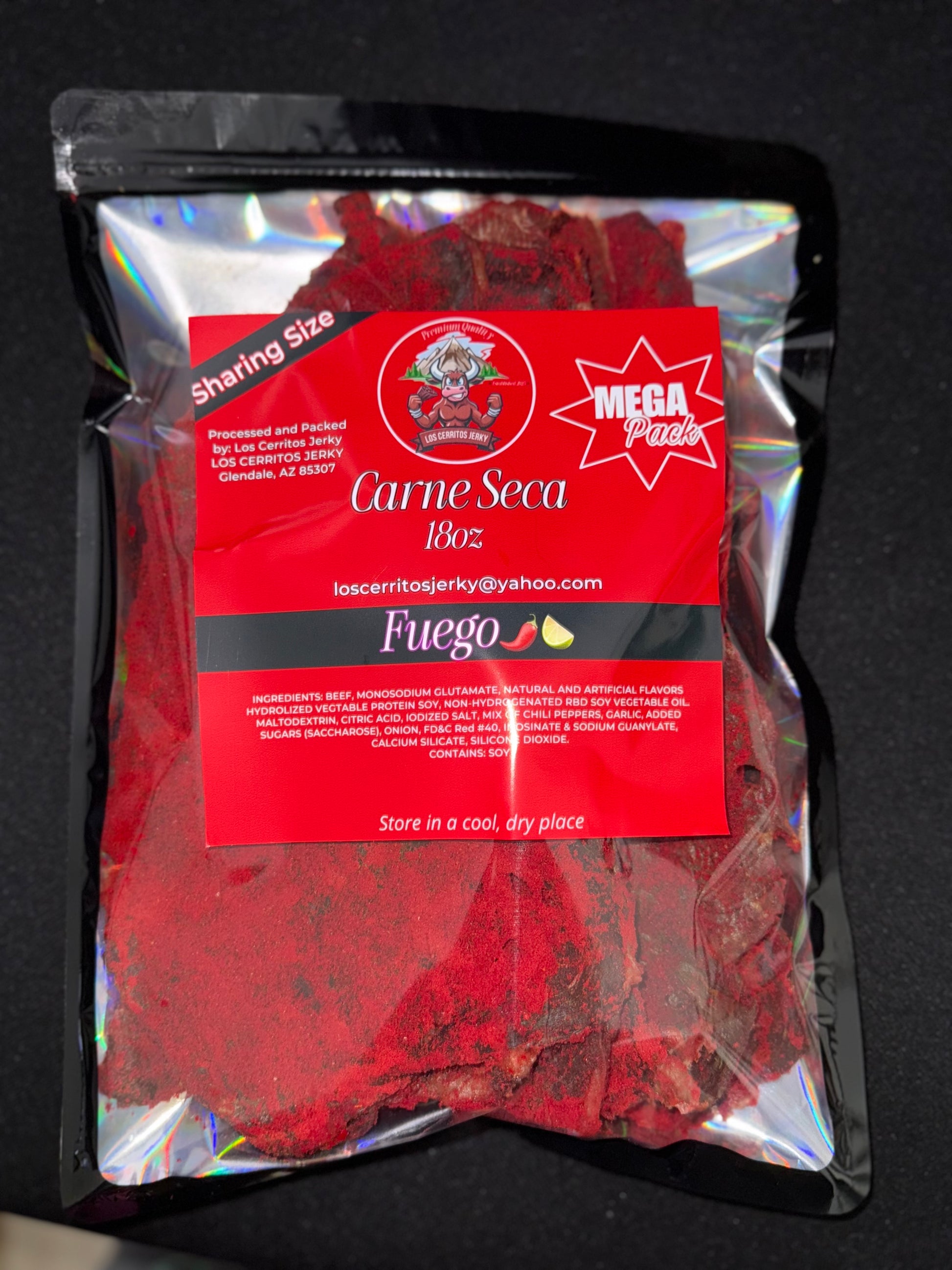 Fuego Beef Jerky Family Pack (18oz)